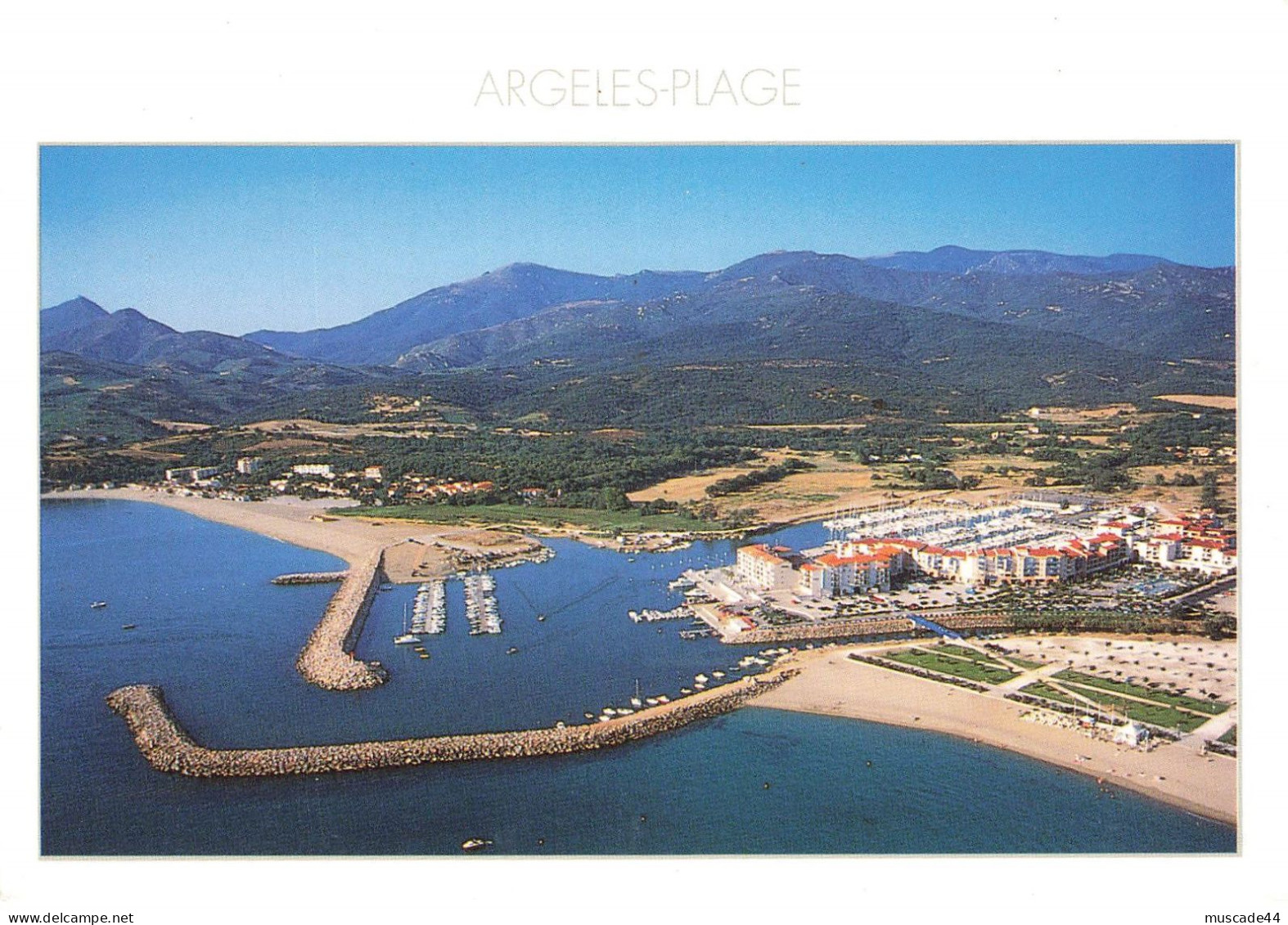 ARGELES PLAGE - VUE AERIENNE DE LA STATION DE LA COTE VERMEILLE - Argeles Sur Mer