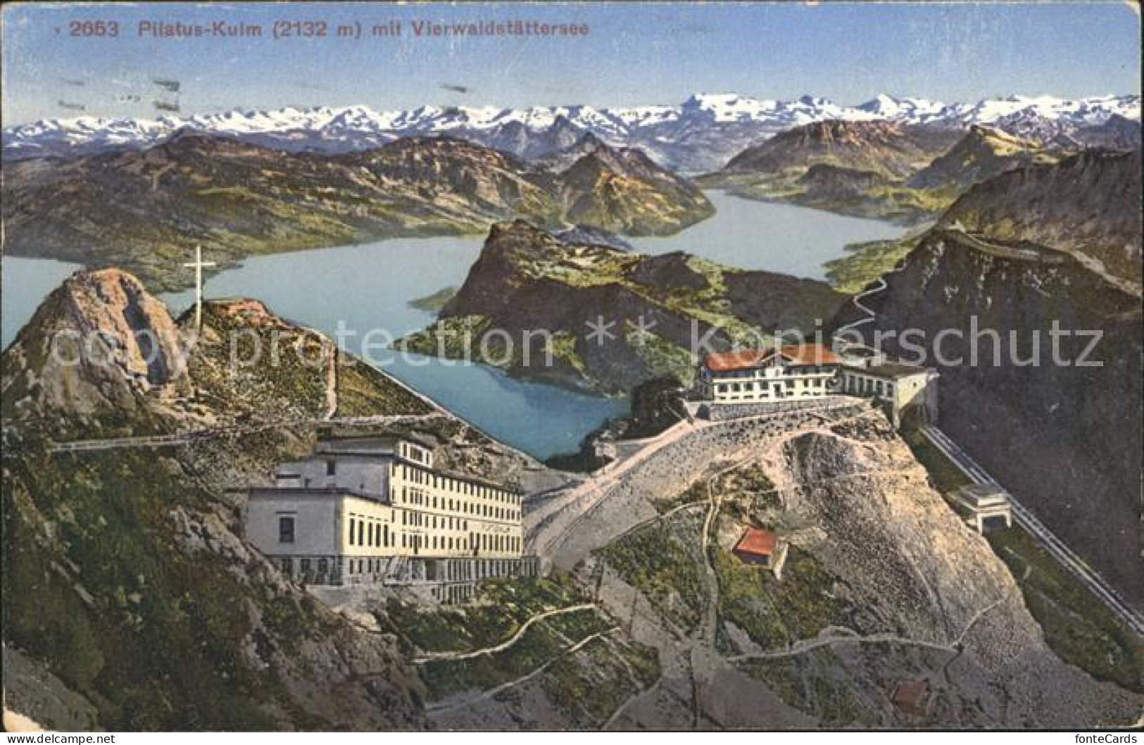 11846557 Pilatus Kulm Mit Vierwaldstaettersee Pilatus  - Autres & Non Classés