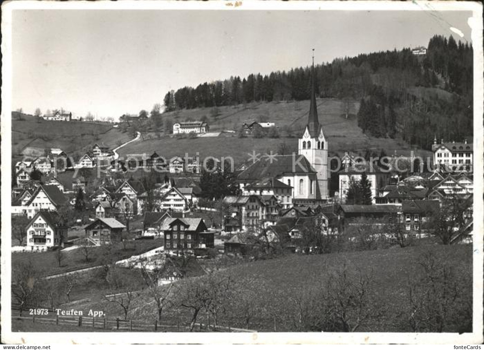 11837447 Teufen AR Kirche Ortsansicht Teufen AR - Sonstige & Ohne Zuordnung