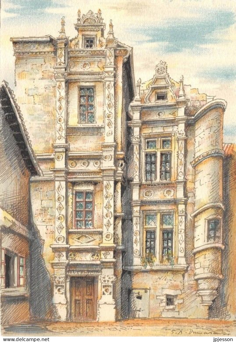 ILLUSTRATEUR - DUMARAIS - BARRE DAYEZ 2059 C - ANGOULEME - LA MAISON DE SAINT SIMON - Andere & Zonder Classificatie