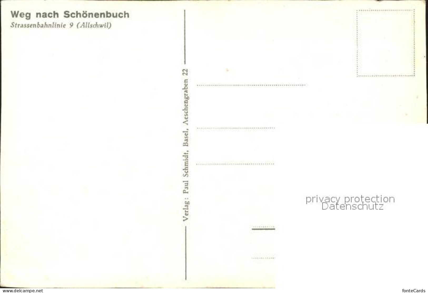 11837387 Schoenenbuch Arlesheim Weg Kuenstlerkarte  Schoenenbuch Arlesheim - Other & Unclassified