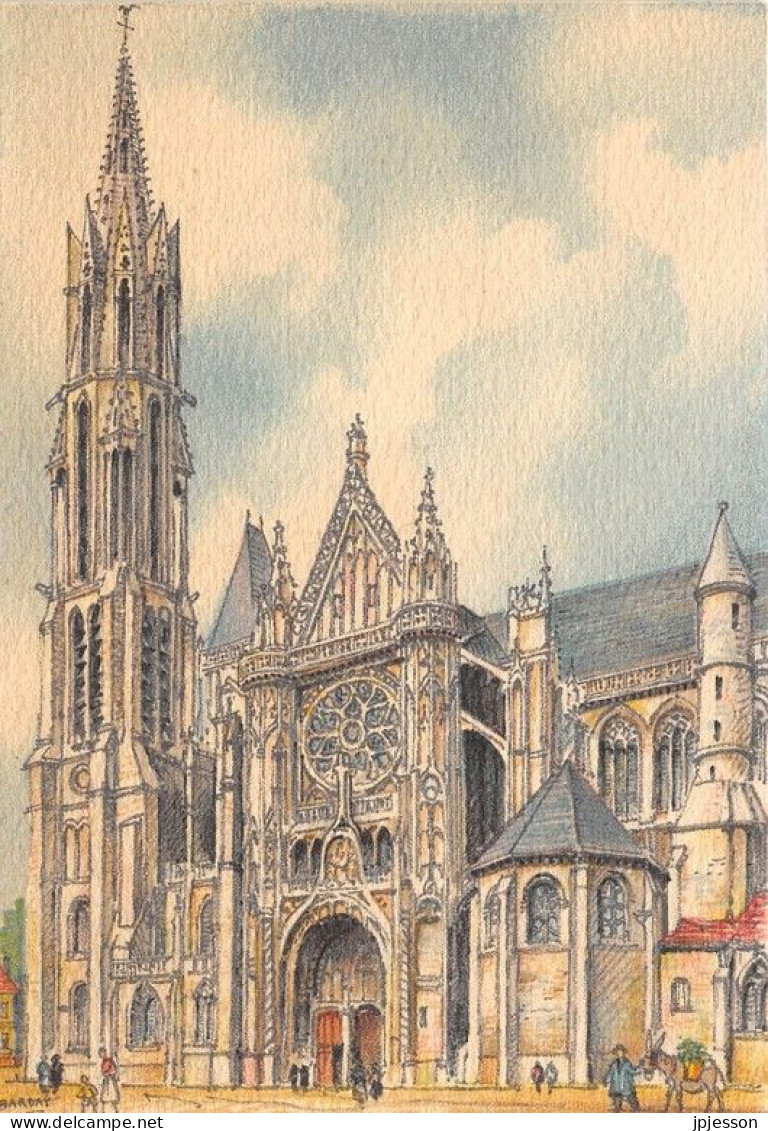 ILLUSTRATEUR - BARDAY - BARRE DAYEZ 2077 B - SENLIS - LA CATHEDRALE - PORTAIL SUD - Barday