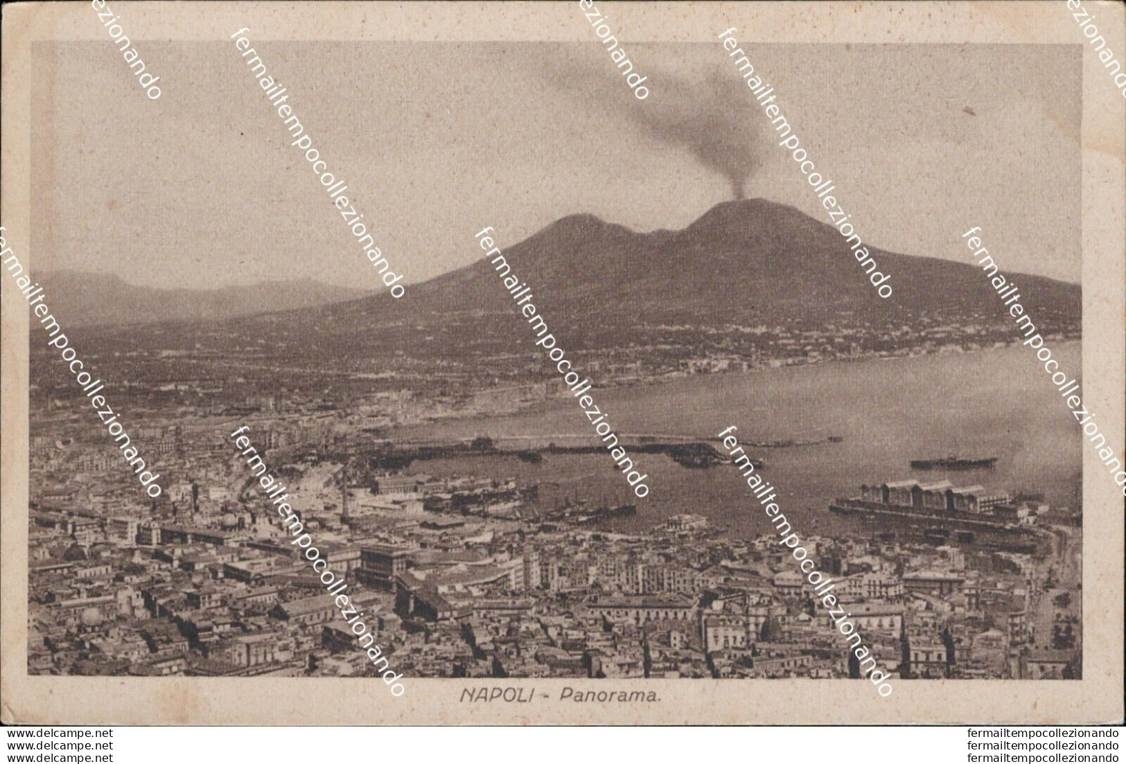 At170 Cartolina Napoli Citta' Panorama - Napoli (Naples)