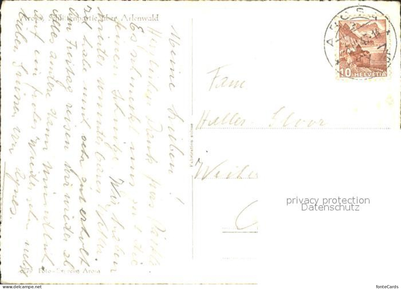 11837337 Arosa GR Schlittenpartie Arlenwald Arosa GR - Other & Unclassified