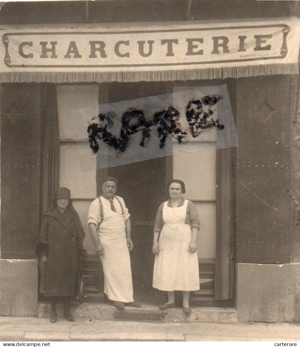 PHOTO ANCIENNE,27,EURE,GISORS,RUE CAPPEVILLE,COMMERCE,RARE - Places