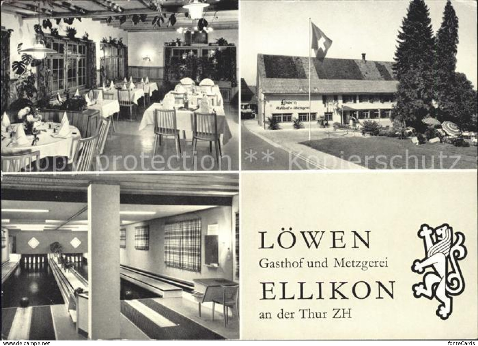 11837276 Ellikon Thur Gasthof Loewen  Ellikon Thur - Autres & Non Classés