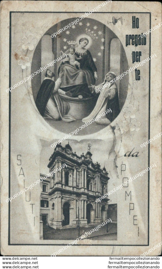 V696 Cartolina  Saluti Da Pompei Provincia Di Napoli - Napoli (Naples)