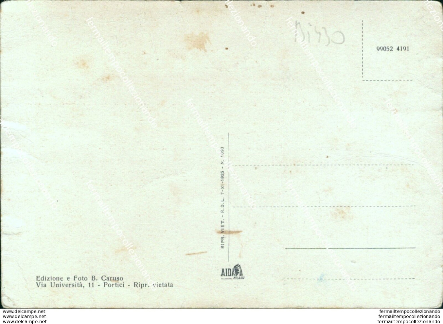 Bi430 Cartolina Portici S.ciro Medico Eremita E Martire Provincia Di Napoli - Napoli (Neapel)