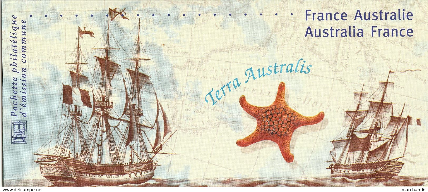2002 France Australie Pochette Souvenir N°19 émissions Communes Navigateurs Baudin Flinders N°3476/77 Et 2026/27 Neuf ** - Other & Unclassified