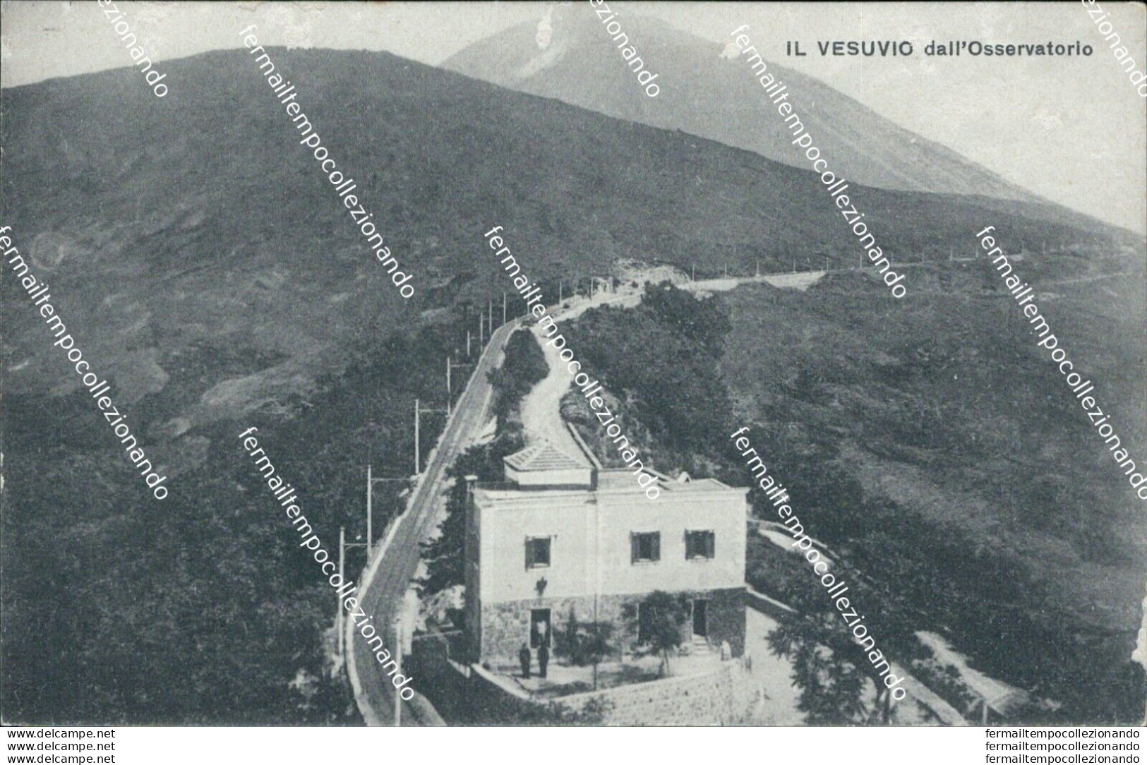 An702 Cartolina Il Vesuvio Dall'osservatorio Napoli - Napoli