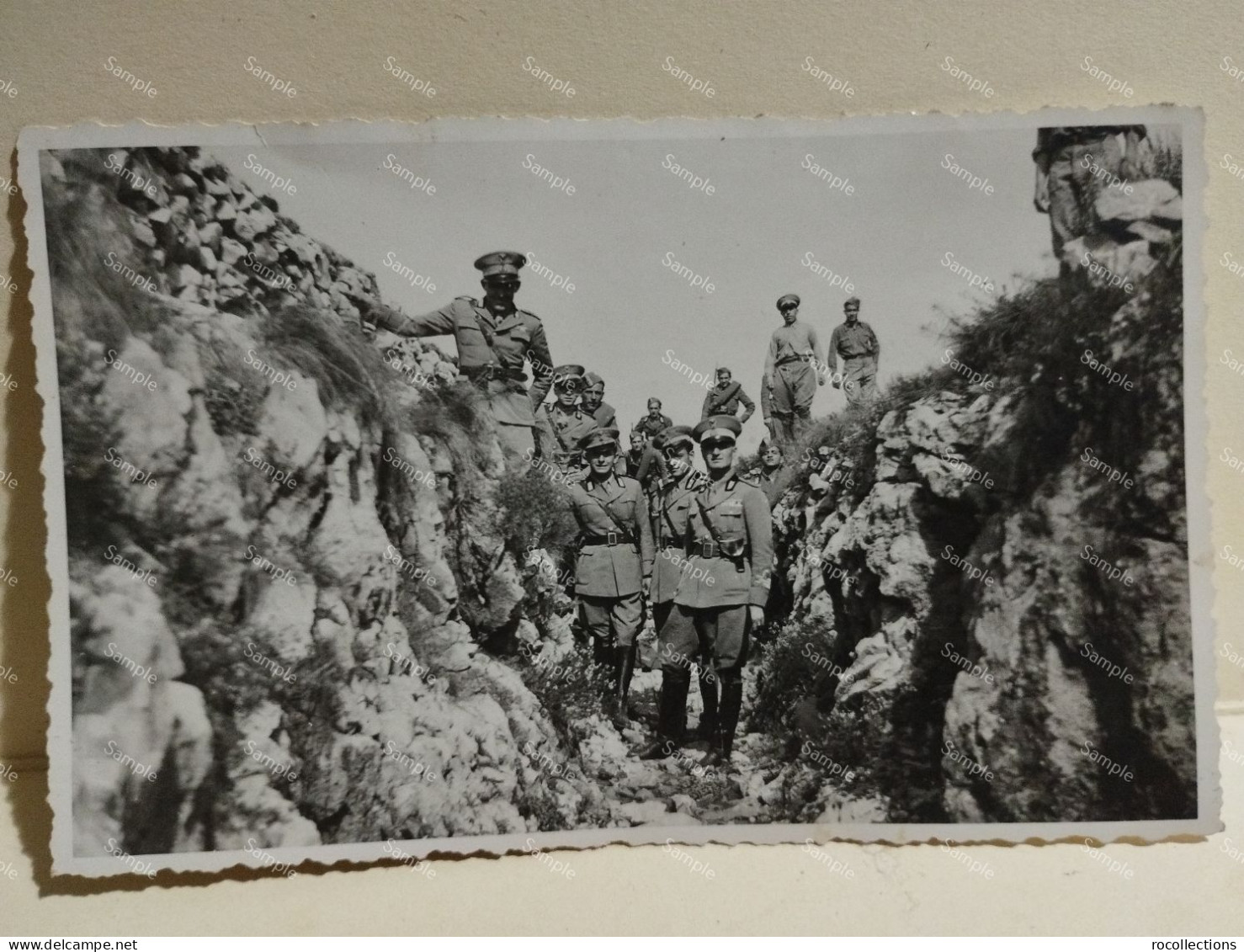 Italia Foto Militari BASOVIZZA (Trieste) 1934. - Manoeuvres