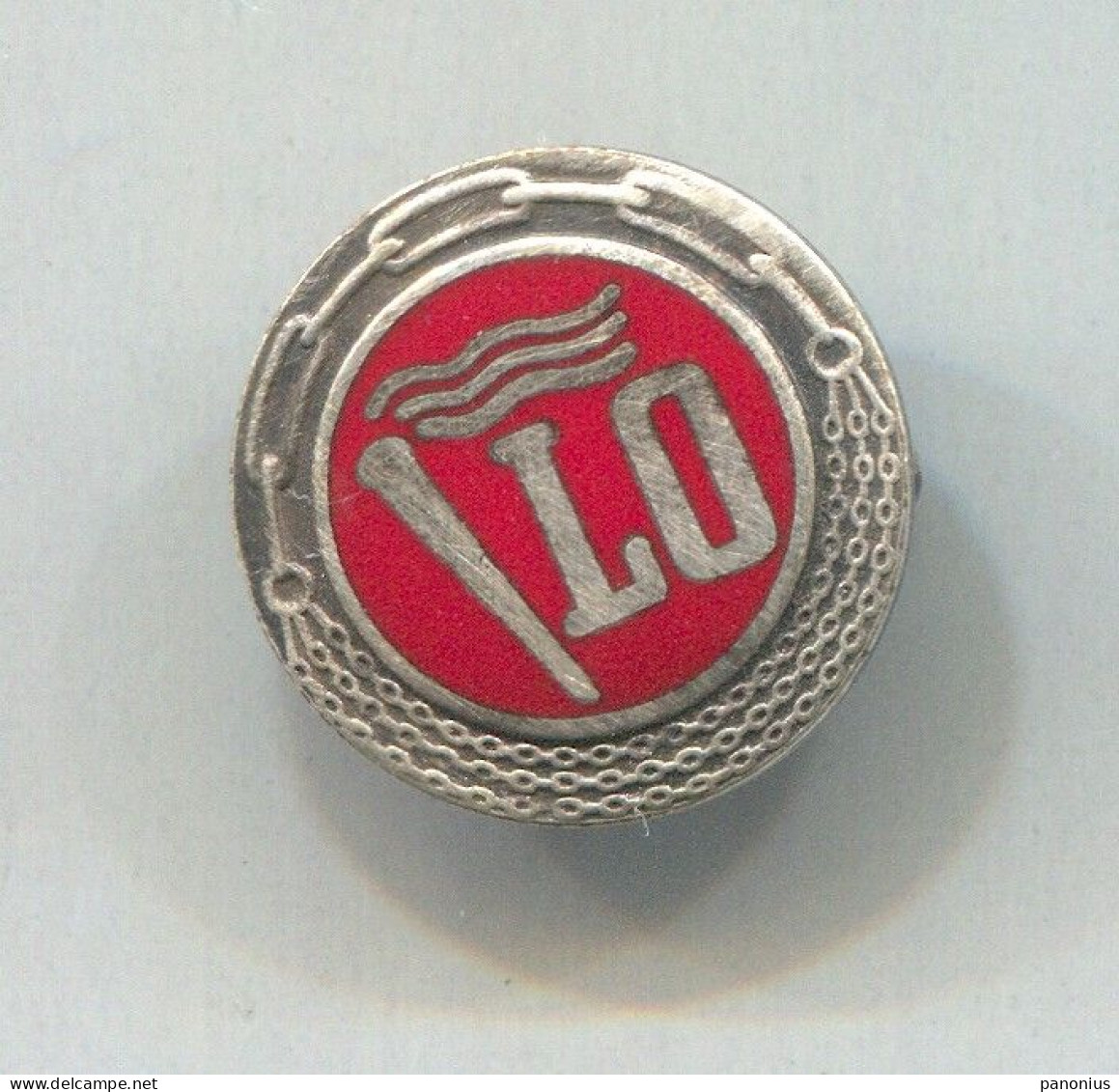 LO Norway - Labour Party, Vintage Pin Badge Abzeichen, Enamel - Vereinswesen