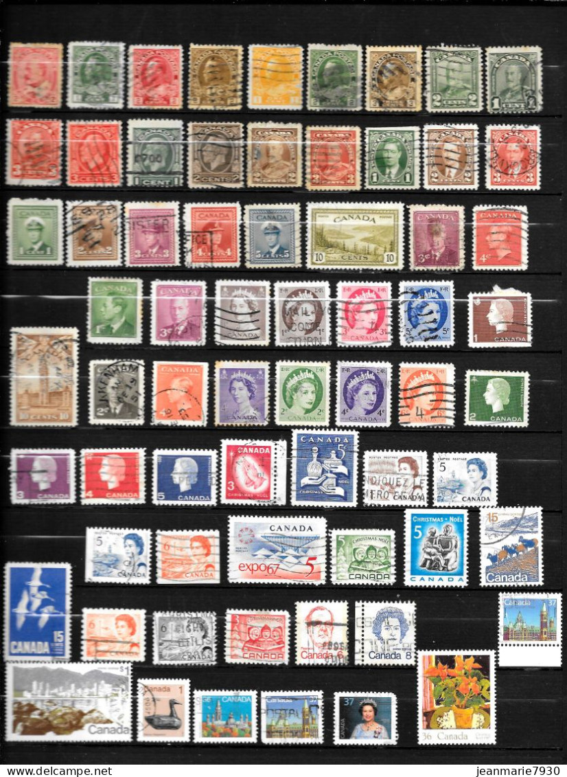 CANADA LOT TIMBRES LETTRES Et CP - Sammlungen