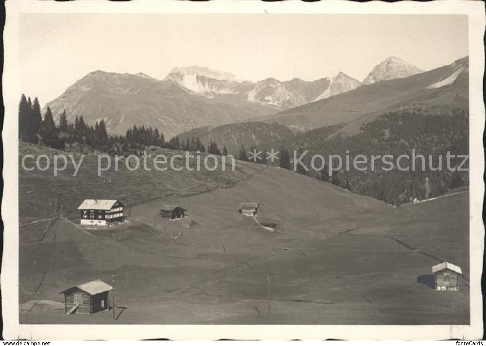 11837097 Arosa GR Aussicht V. Sporthotel Hof Maran Arosa GR - Altri & Non Classificati