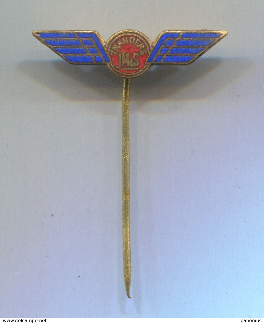 TRANDERS - Vintage Pin Badge Abzeichen, Enamel - Vliegtuigen