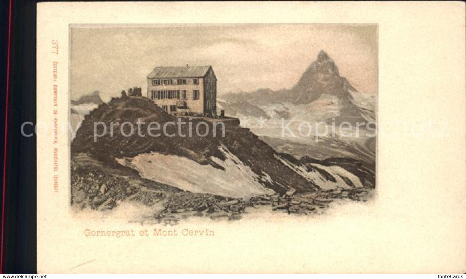 11836917 Gornergrat Zermatt Mont Cervin  Gornergrat Zermatt - Sonstige & Ohne Zuordnung