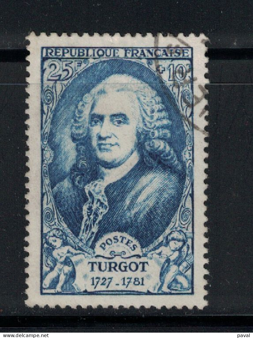 N° 858 OBLITERE, FRANCE.1949, TURGOT. - Used Stamps