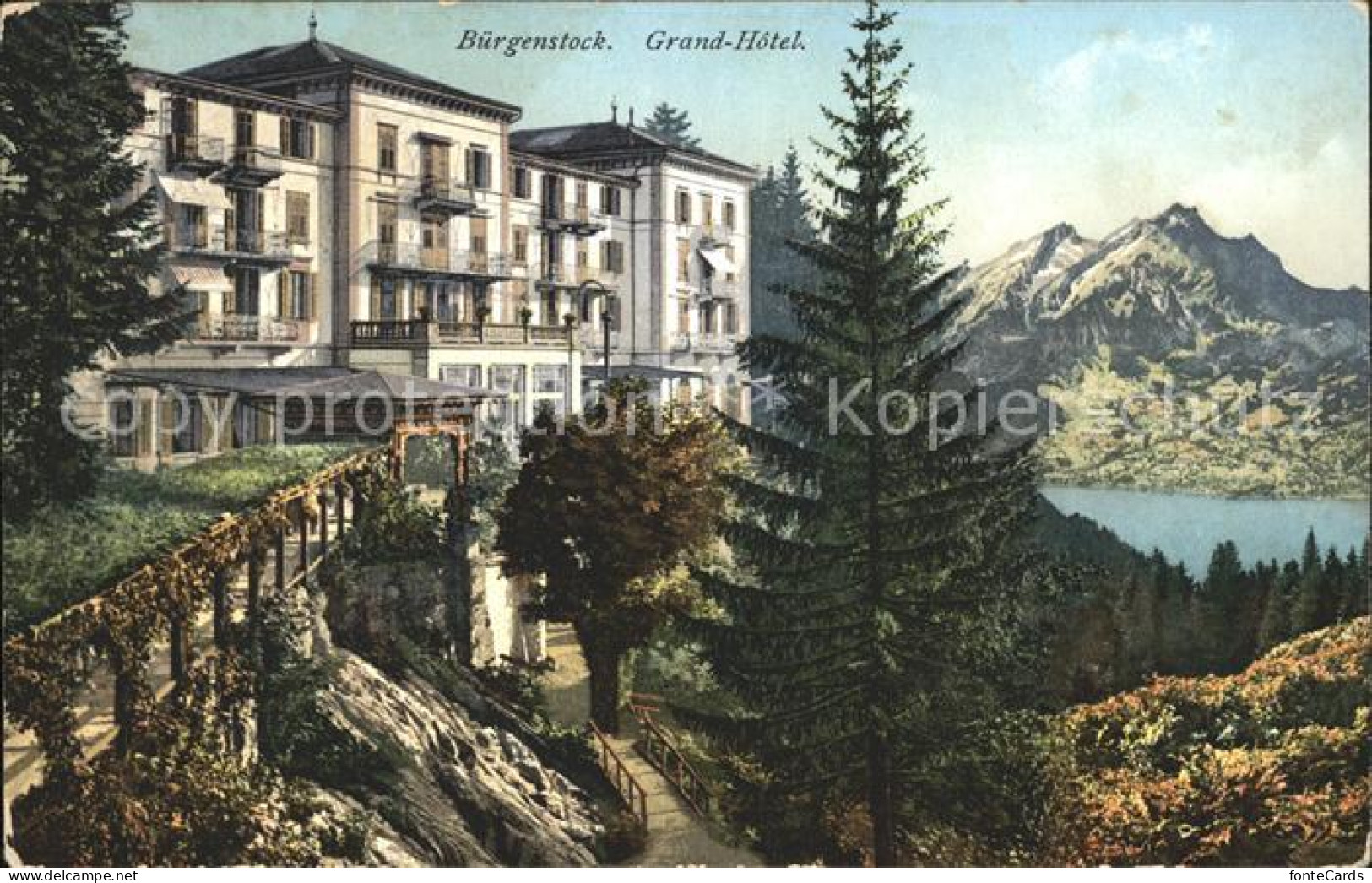 11835307 Buergenstock Grand Hotel Vierwaldstaettersee Alpen Buergenstock - Sonstige & Ohne Zuordnung