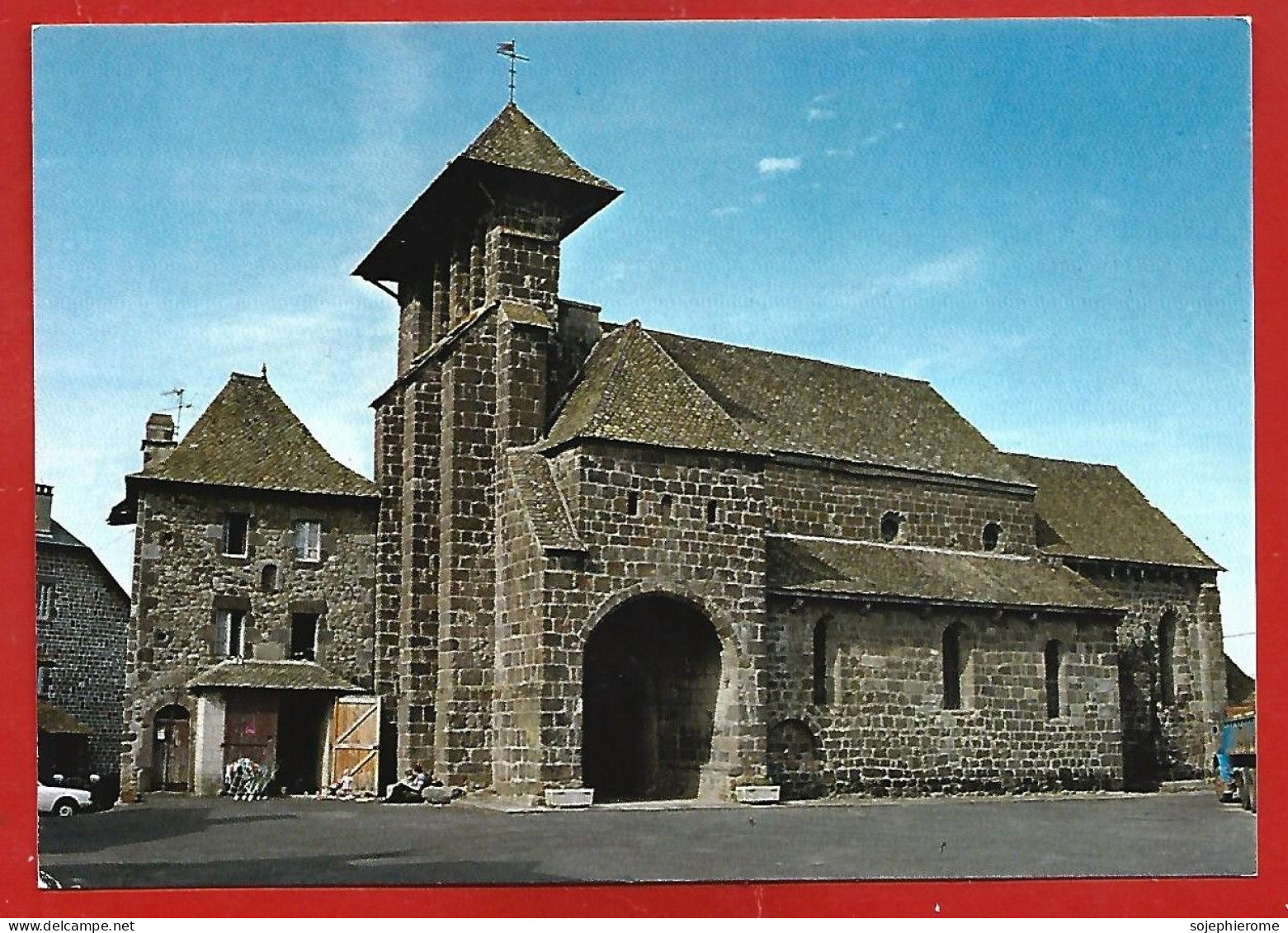 Saint-Cernin (15) L'église Avec Son Clocher à Peigne XIIe S. 2scans - Autres & Non Classés