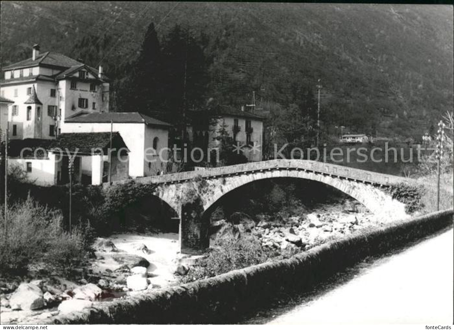 11825396 Bignasco Alte Steinbruecke Ueber Maggia Bignasco - Sonstige & Ohne Zuordnung