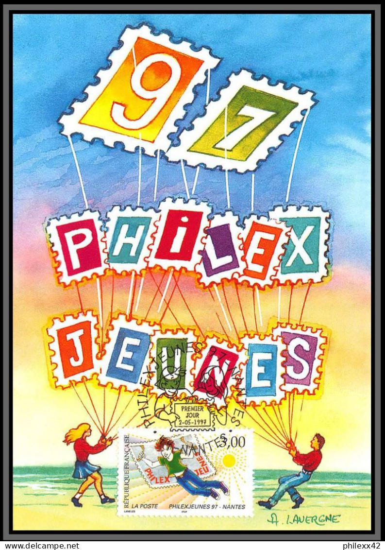 57529/ Carte maximum (card) France Année 1997 N°3042/3128 61 cartes différentes état superbe édition CEF