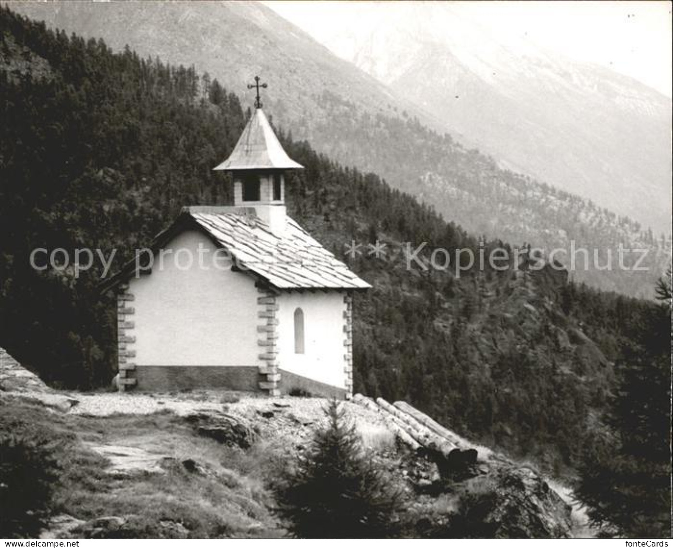 11825336 Valais Wallis Kanton Bergkirche Sion - Autres & Non Classés