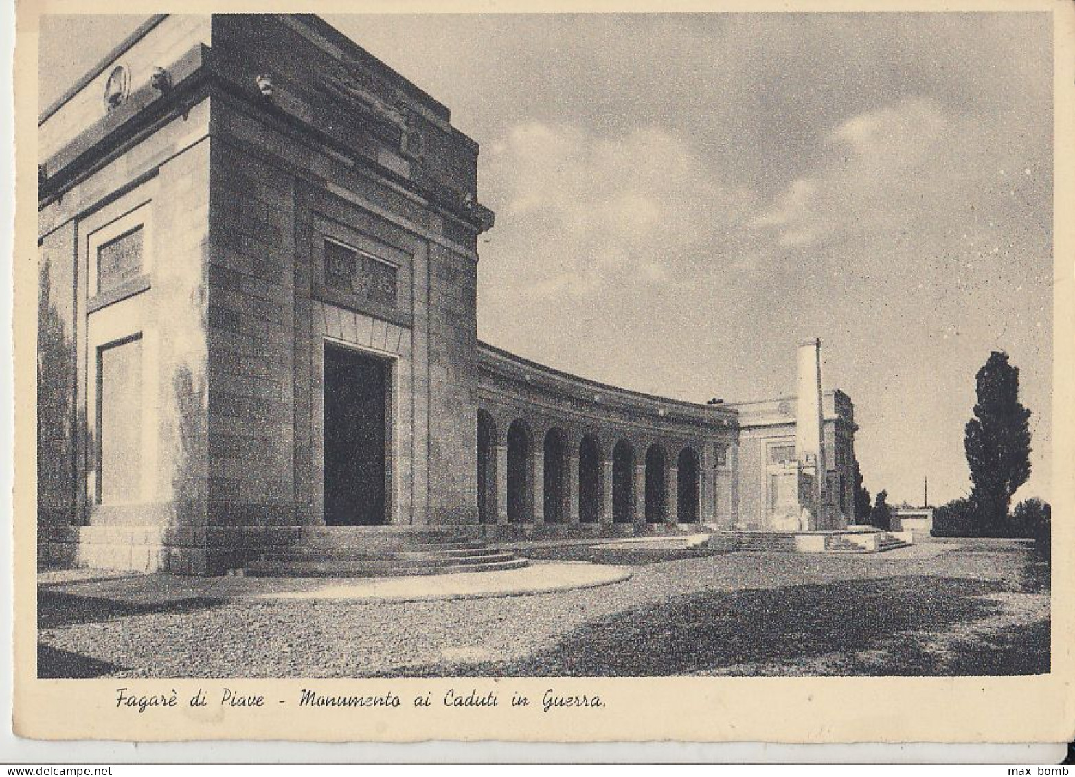 1937 FAGARE'  MONUMENTO AI CADUTI   TREVISO - Treviso