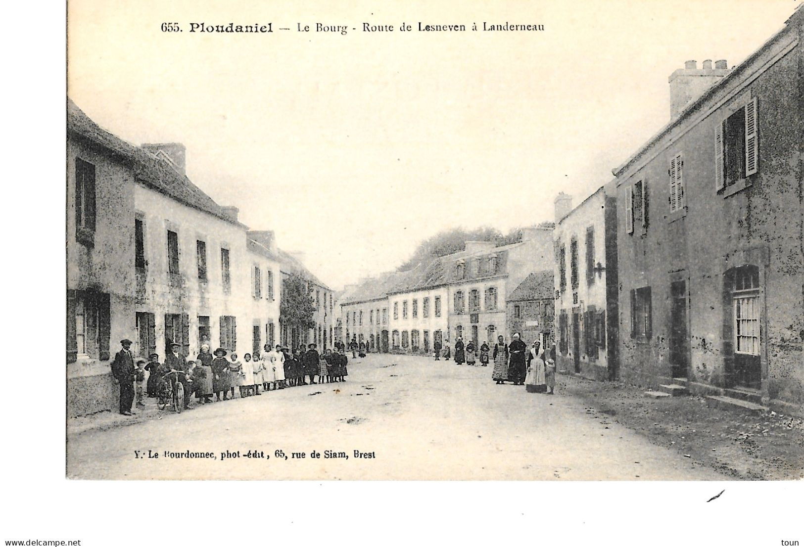 Ploudaniel - Le Bourg - Route De Lesneven à Landerneau - Altri & Non Classificati