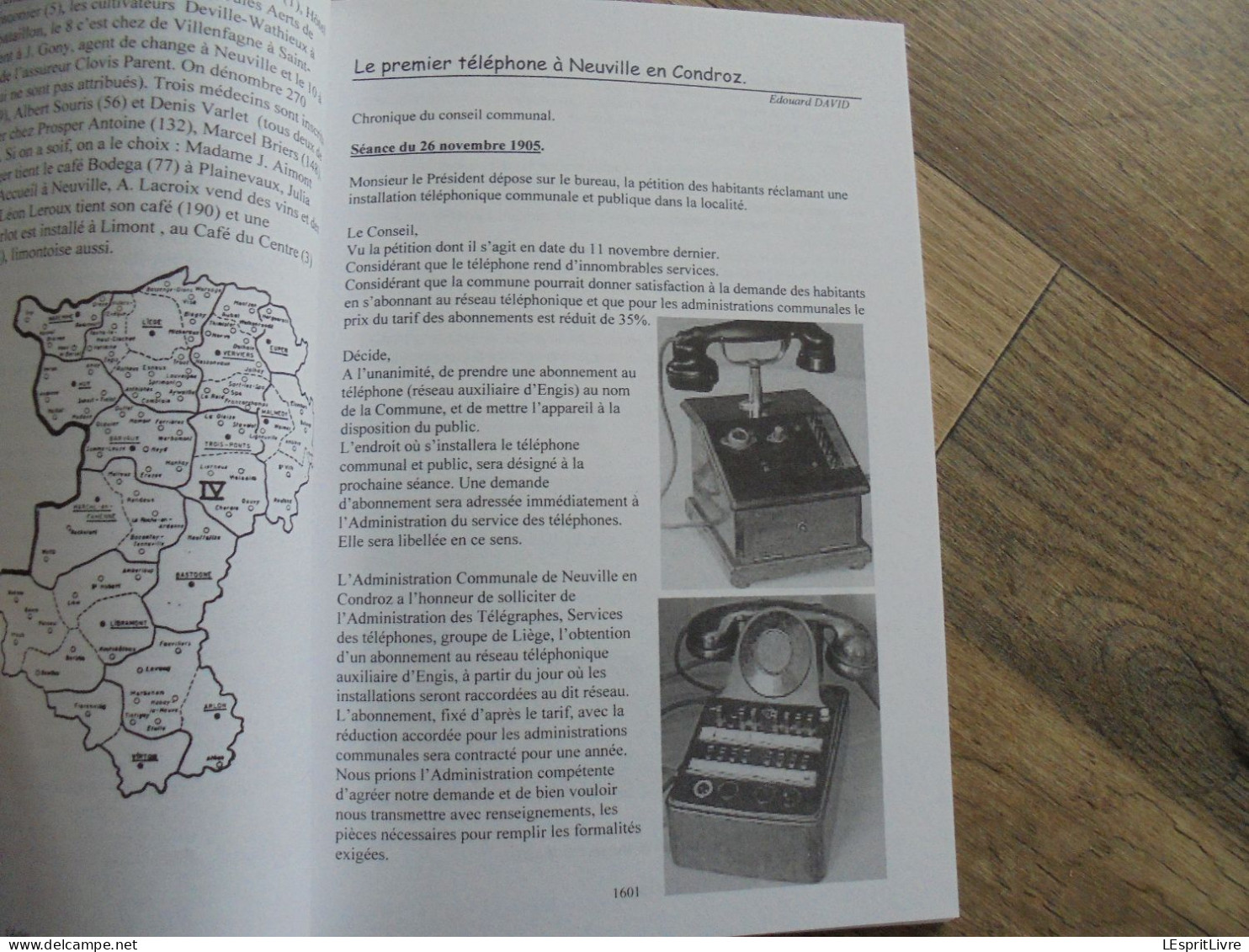 MEMOIRE DE NEUPRE N° 42 Régionalisme Téléphone Télégraphe Neuville Condroz Radio Plainevaux Moulin Moulins Bornes - Belgien