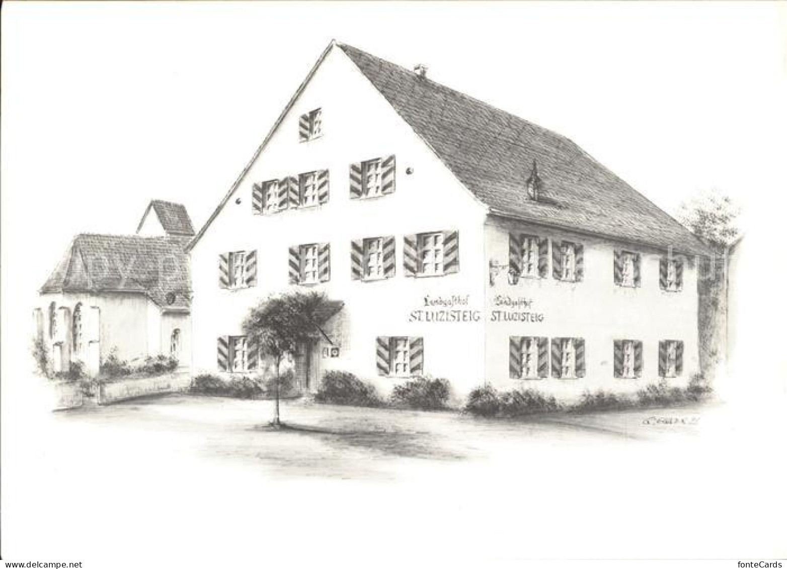 11822986 Maienfeld Landgasthof St-Luzisteig  Maienfeld - Sonstige & Ohne Zuordnung