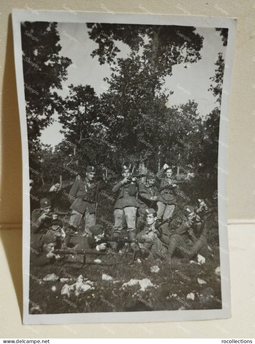 Italia Foto Militari MONTE D'ELMO Dolomiti 1934. 80x57 Mm. - Guerre, Militaire