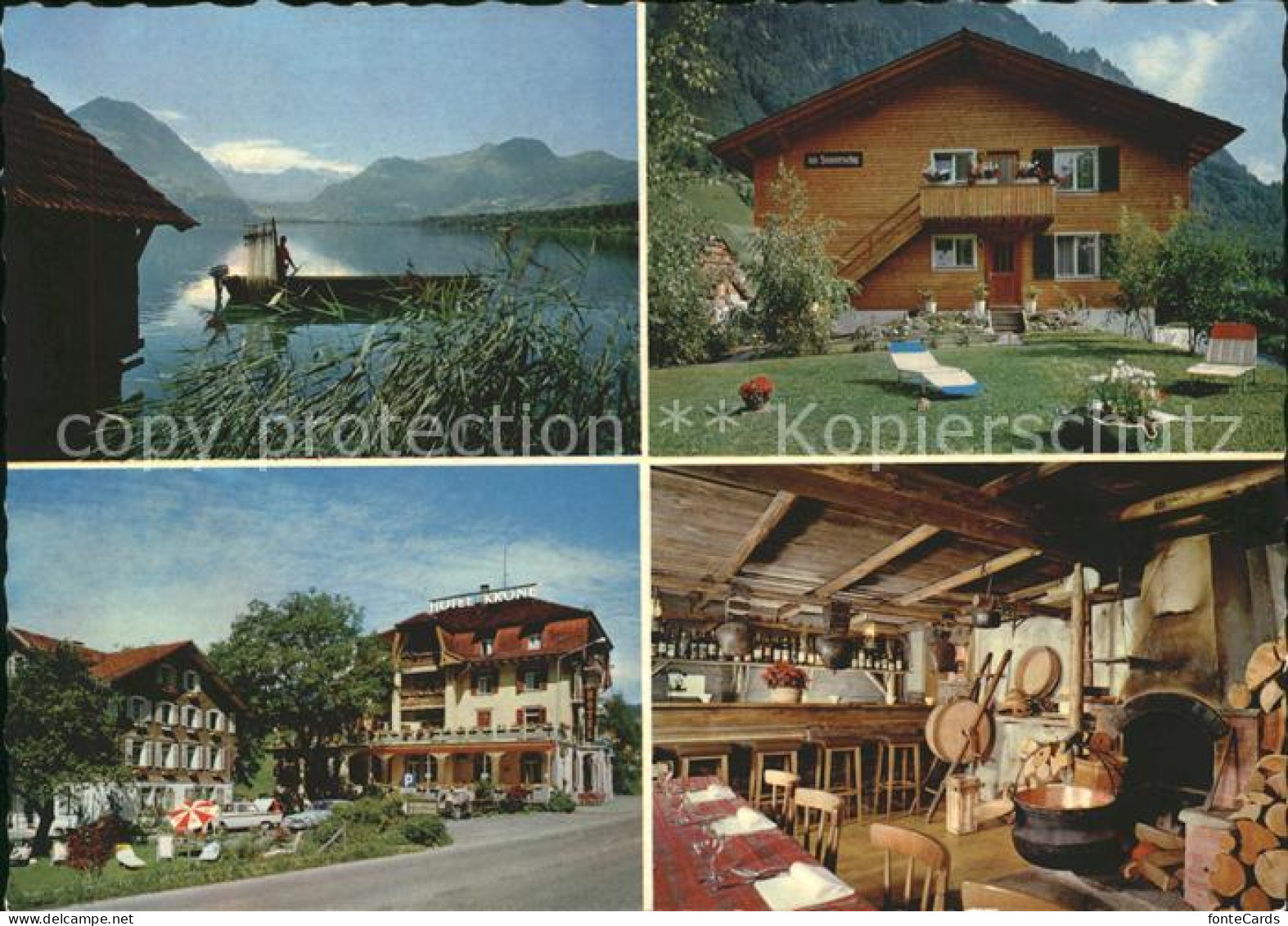 11822677 Giswil Am Sarnersee Hotel Krone Stube Liegewiese Giswil - Sonstige & Ohne Zuordnung