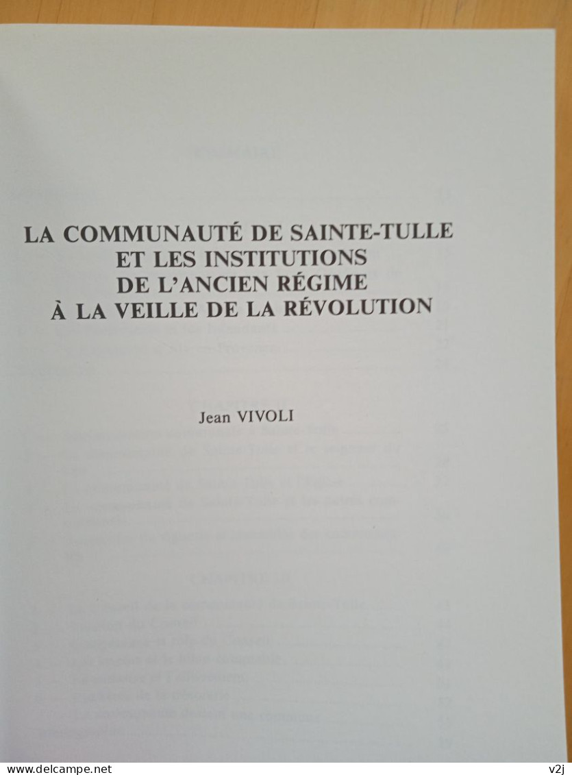 Sainte-Tulle un village pendant la Révolution. C. Blanc, M. Donato, Jean Vivoli