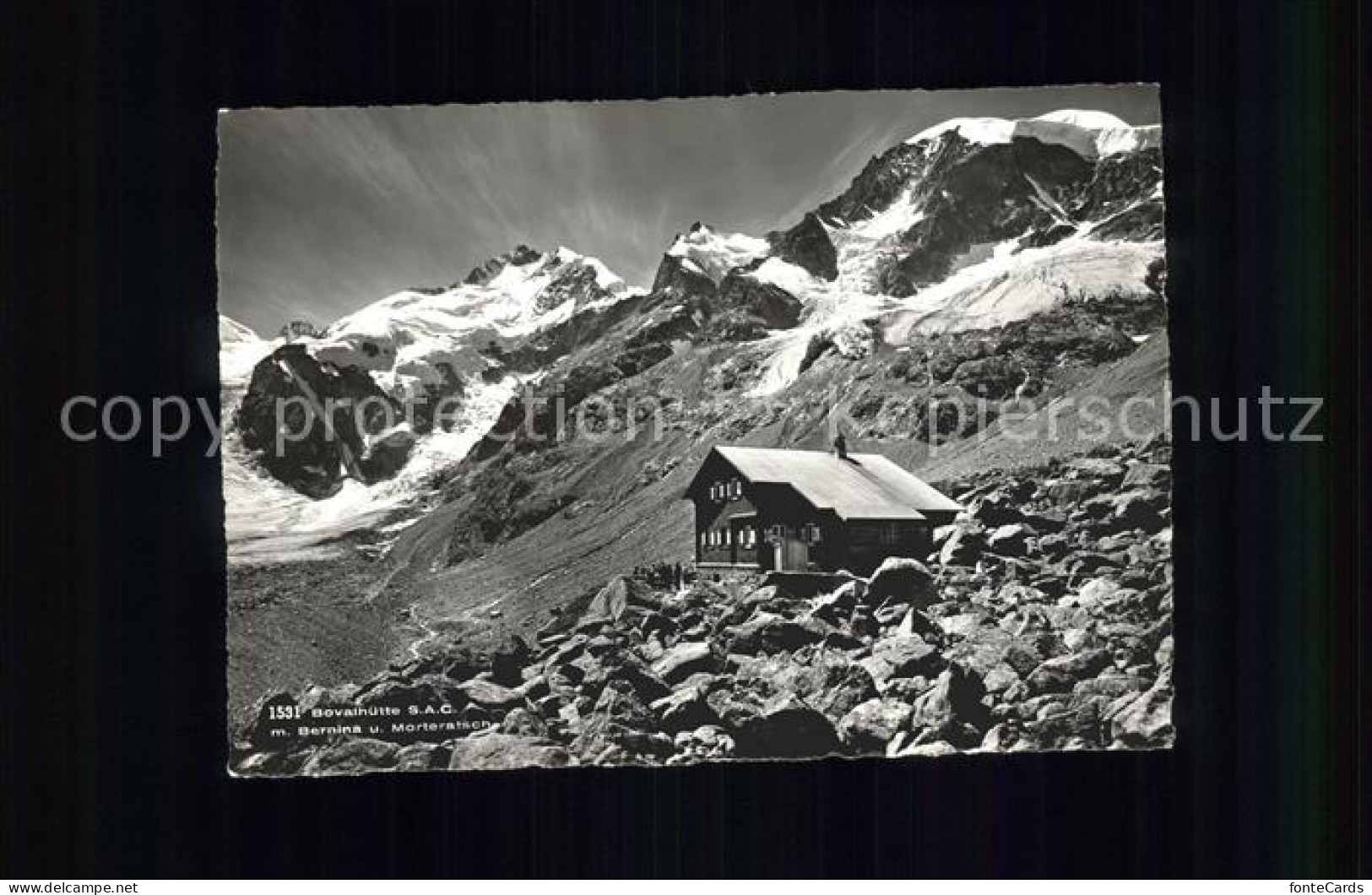 11822556 Bovalhuette Mit Bernina Und Morteratsch Morteratsch - Sonstige & Ohne Zuordnung