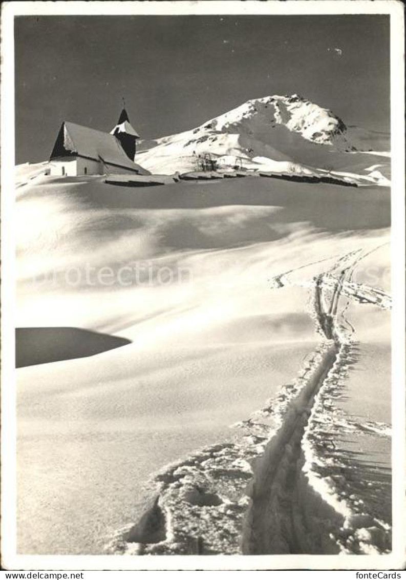 11822546 Arosa GR Bergkirchli Mit Weisshorn Arosa - Sonstige & Ohne Zuordnung