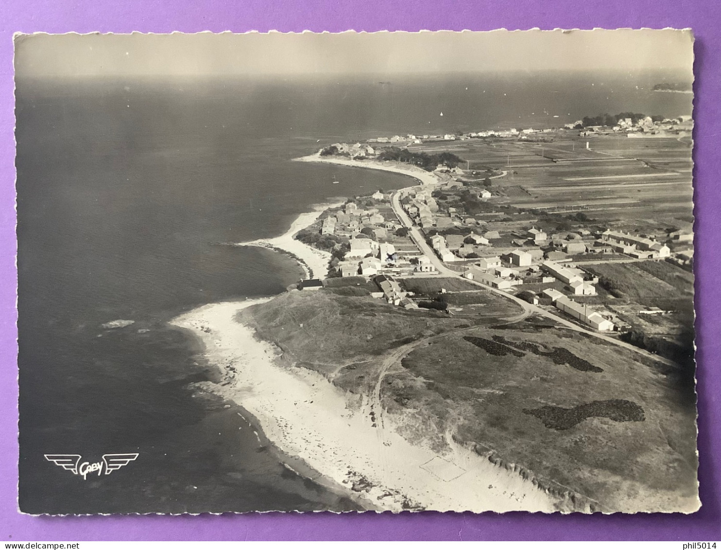 85   CPSM    ÎLE De NOIRMOUTIER   Vue Aérienne Du VIEL-la-MADELEINE   Joli Plan    Très Bon état - Ile De Noirmoutier