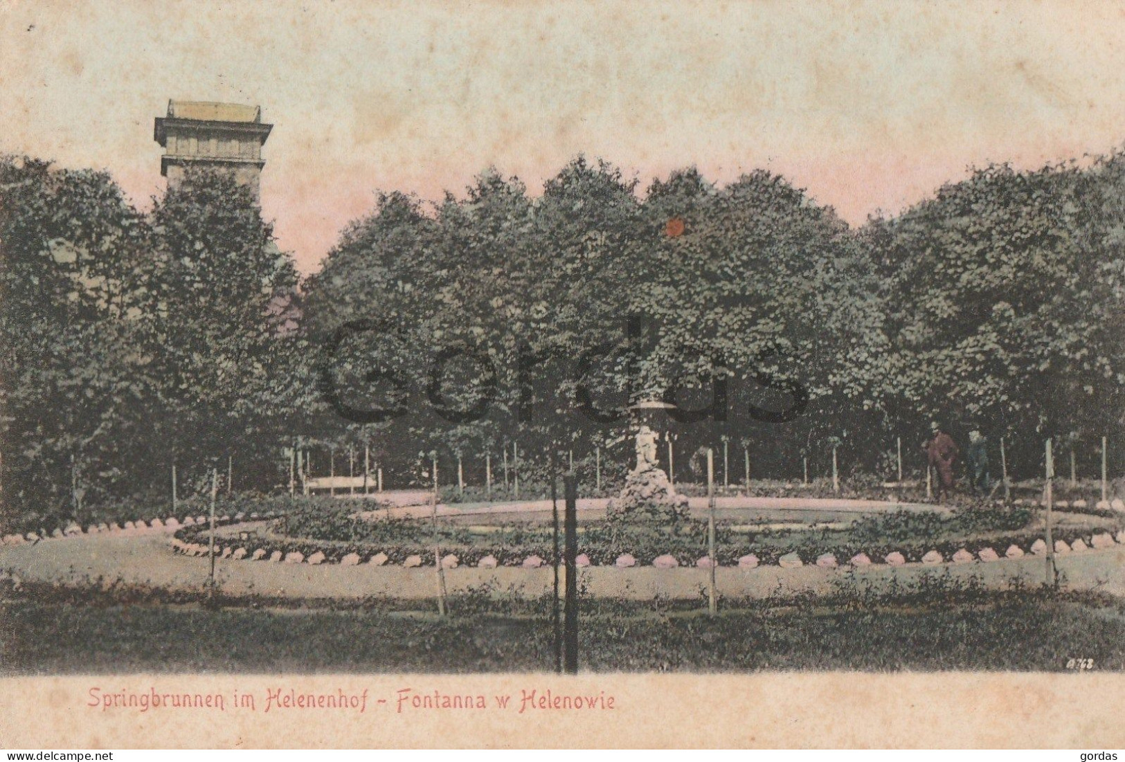 Poland - Lodz - Springbrunnen Im Helenenhof - Poland