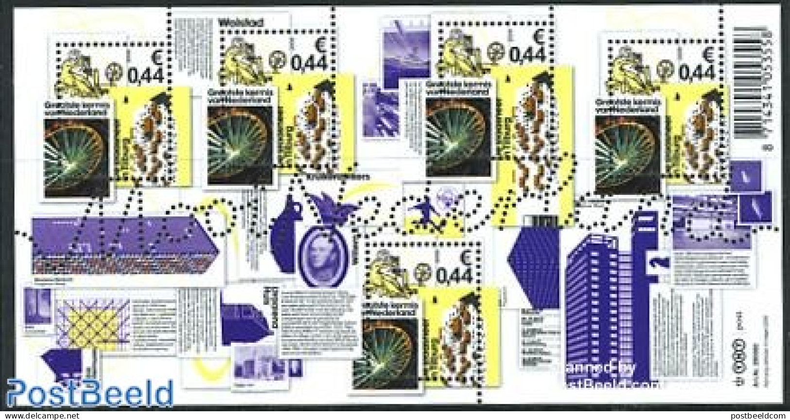 Netherlands 2009 Beautiful Holland, Tilburg S/s, Mint NH, Nature - Sport - Various - Birds - Chess - Fairs - Textiles - Unused Stamps