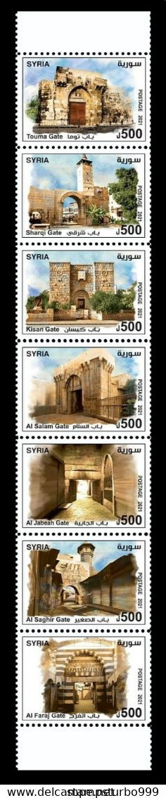 Syria, Syrie ,Syrien ,2021 , New Issued, Damascus Gates 7 Stamps ,  MNH** - Syrien