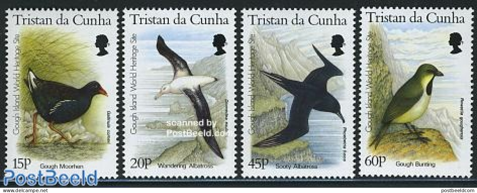 Tristan Da Cunha 1996 Birds 4v, Mint NH, Nature - Birds - Tristan Da Cunha