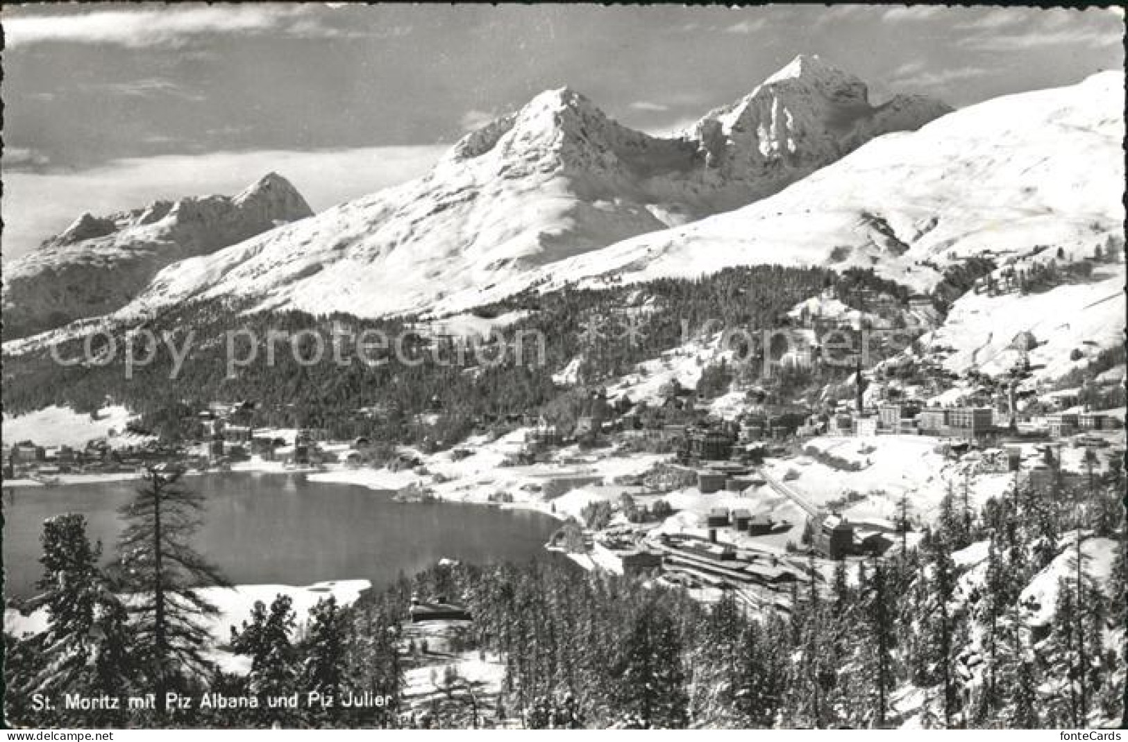 11781457 St Moritz GR Mit Piz Albana Und Piz Julier St. Moritz - Altri & Non Classificati