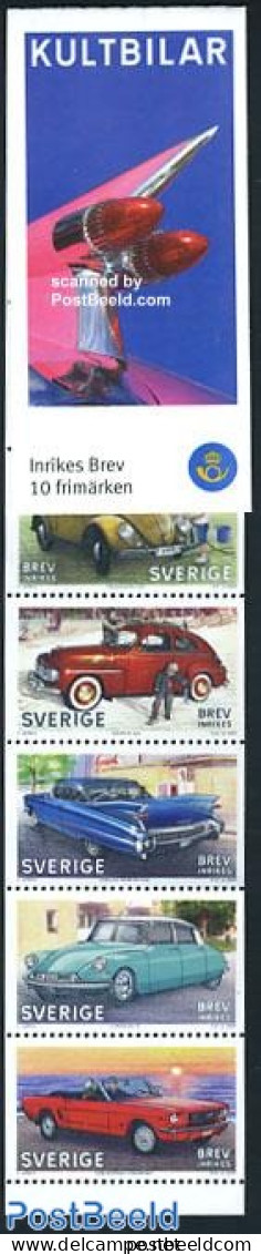 Sweden 2009 Classic Cars Booklet, Mint NH, Transport - Automobiles - Ongebruikt