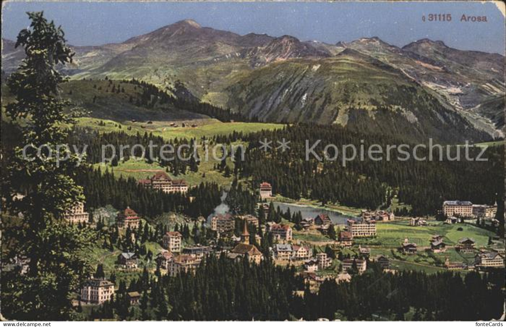 11781436 Arosa GR Panorama Arosa - Other & Unclassified