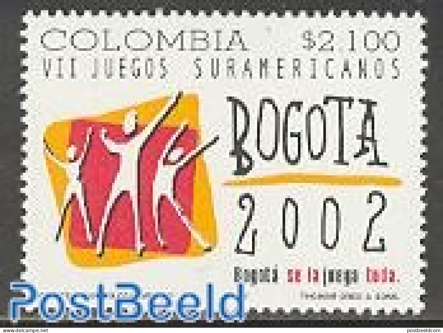 Colombia 2002 South American Games 1v, Mint NH, Sport - Sport (other And Mixed) - Colombia
