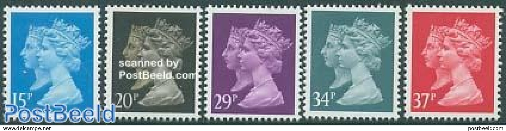 Great Britain 1990 Definitives 150 Years Stamps 5v, Mint NH - Unused Stamps