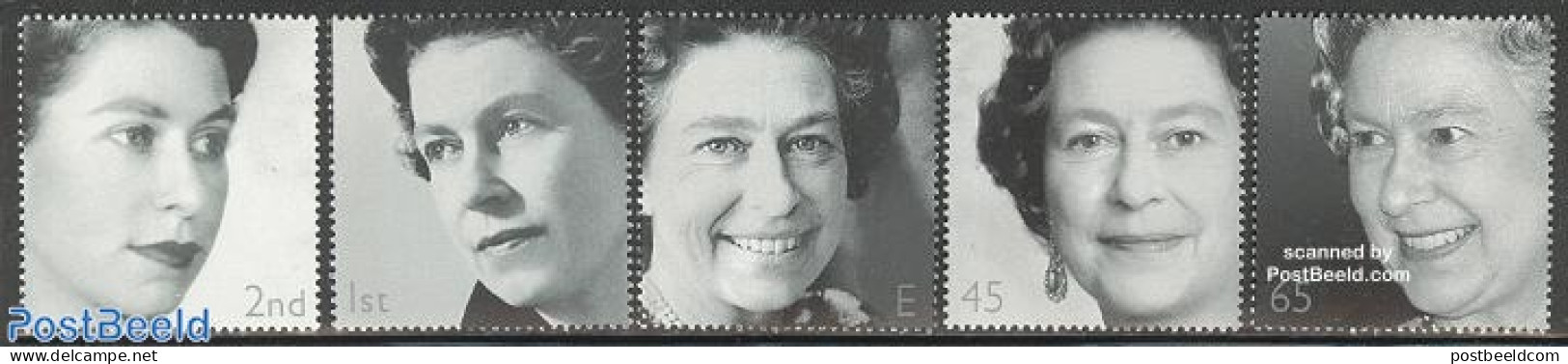 Great Britain 2002 Elizabeth II Golden Jubilee 5v, Mint NH, History - Kings & Queens (Royalty) - Unused Stamps