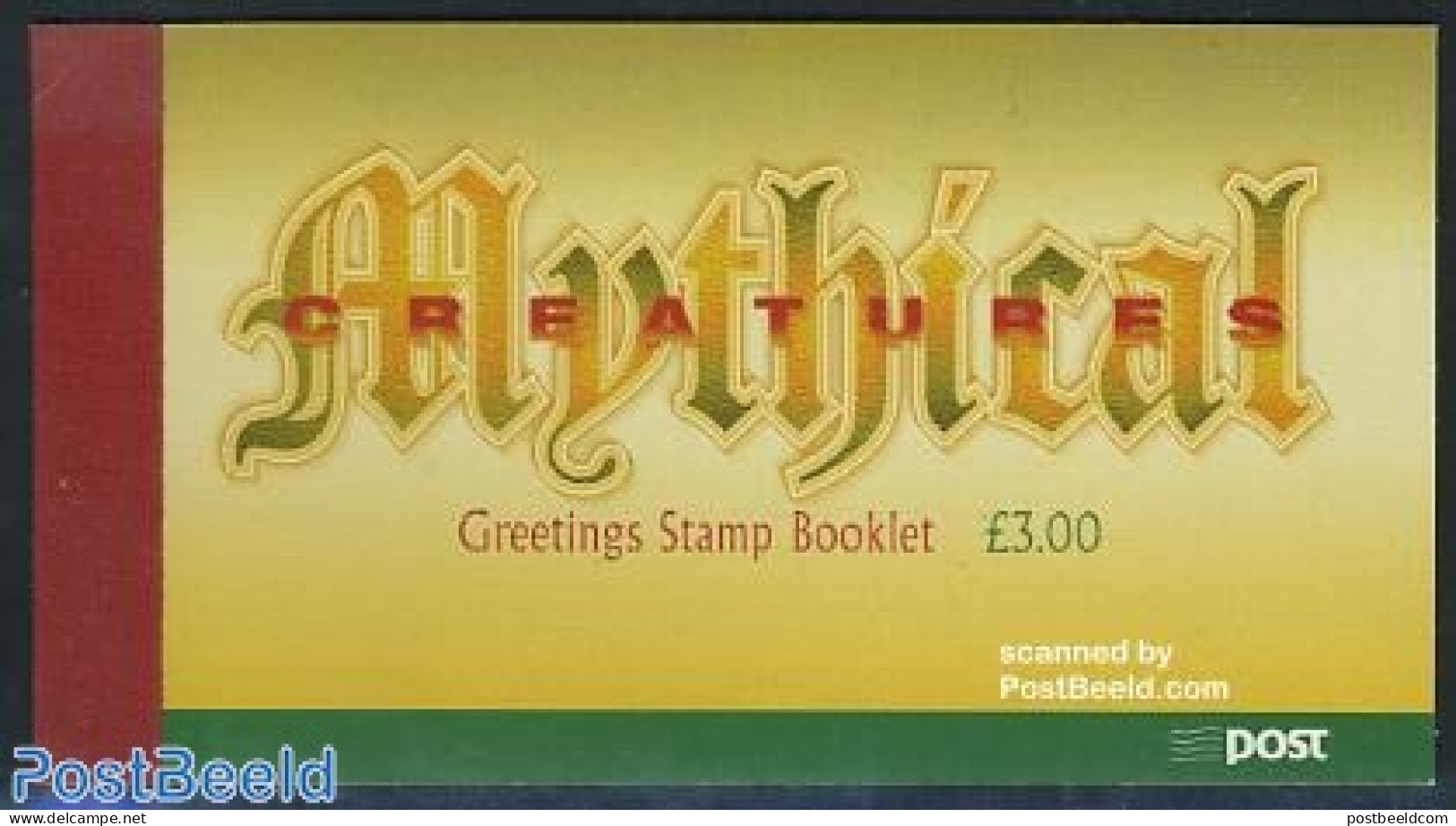 Ireland 2000 Mythical Creatures Booklet, Mint NH, Stamp Booklets - Ongebruikt