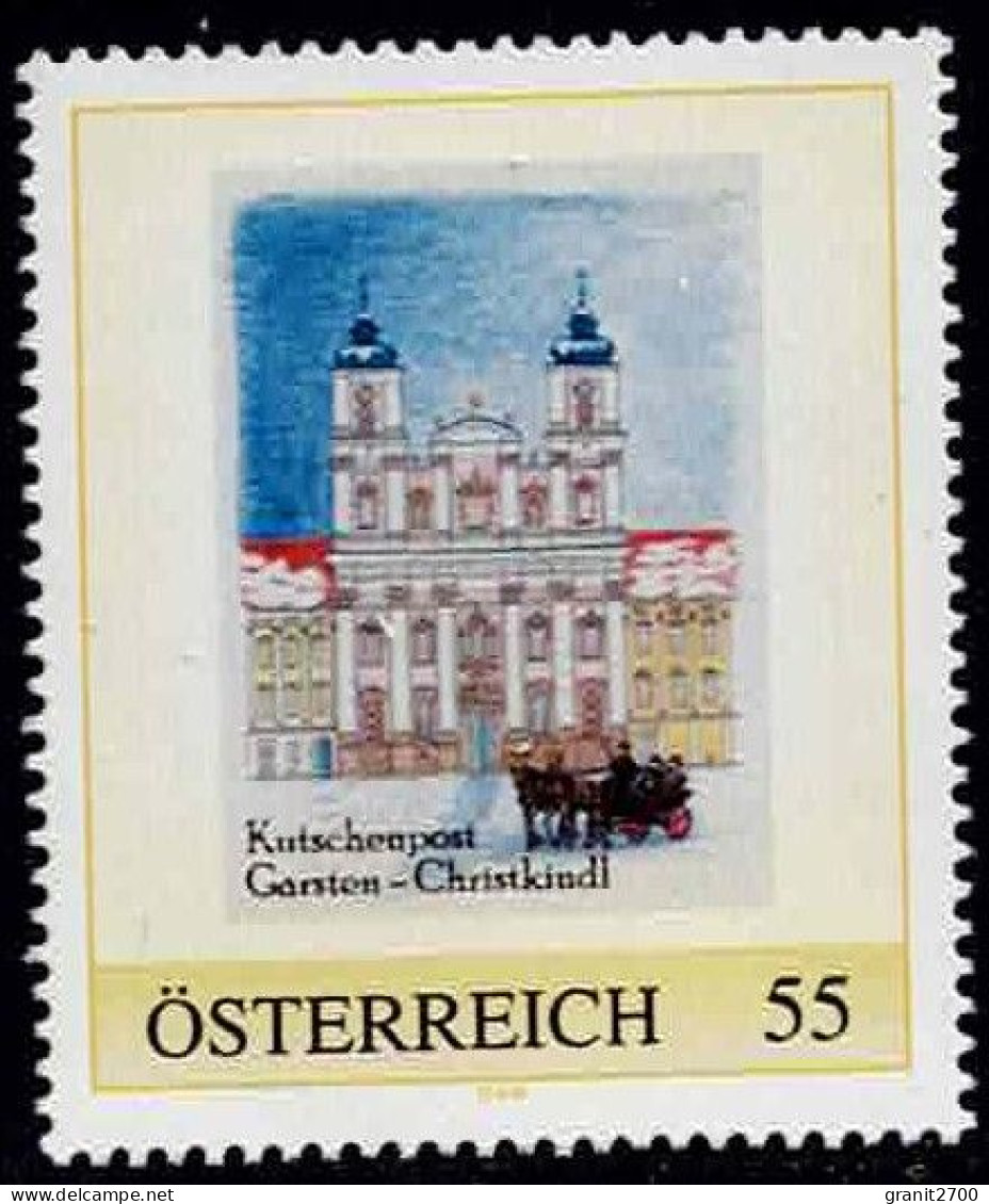 PM Kutschenpost Garsten - Christkindl Ex Bogen Nr. 8016476 Postfrisch - Personnalized Stamps