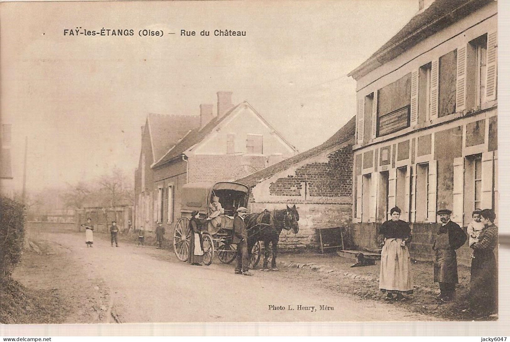 60 - Fay-les-Etangs - (oise) - Rue Du Château - Altri & Non Classificati