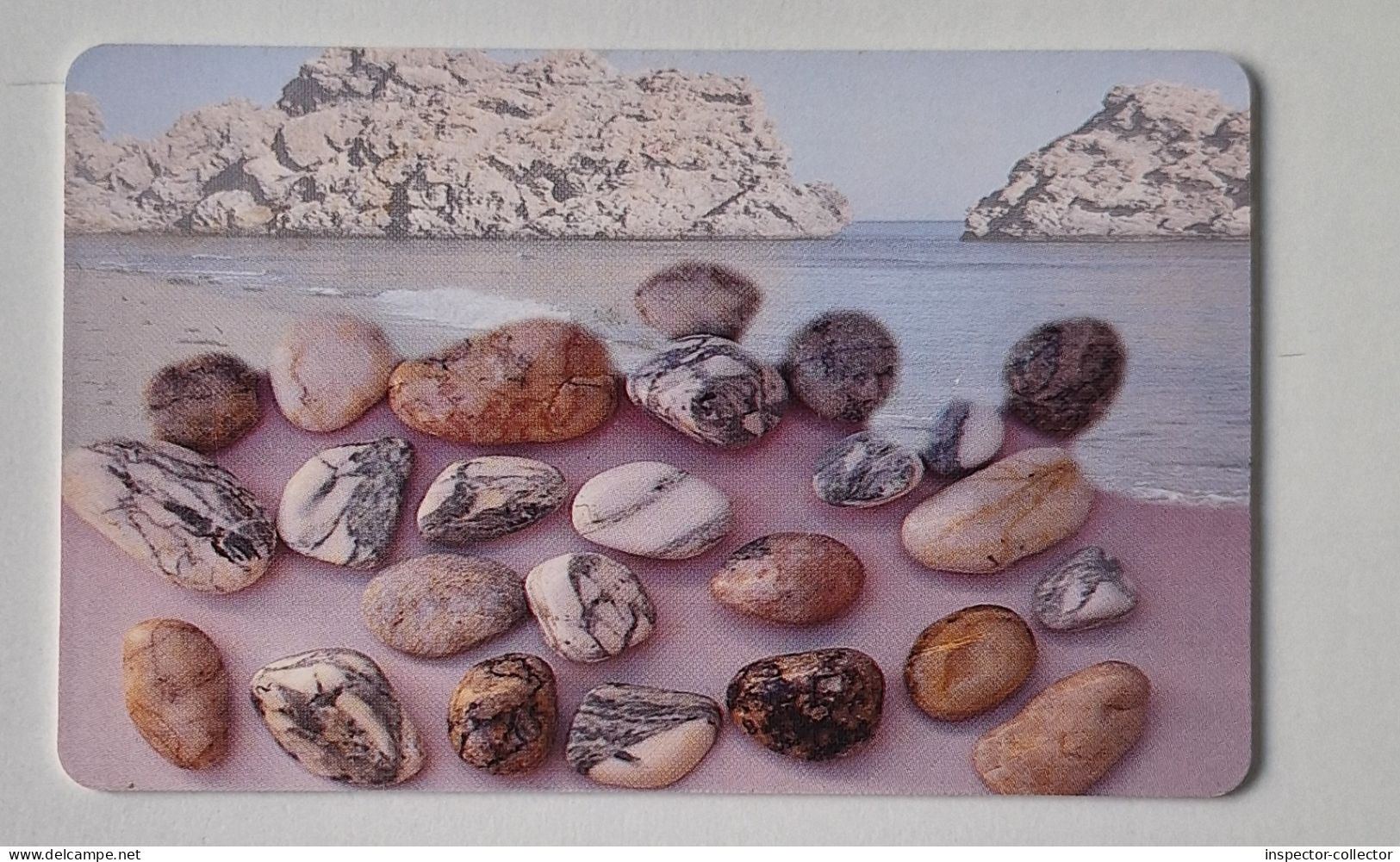 OMAN Nice Chip Phonecard___Pebbles Found On Beach - Oman